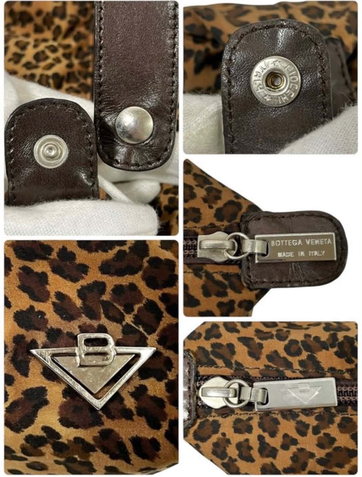 Bottega Veneta Leopard Handtaska