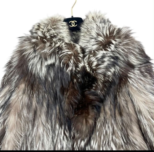 Vintage Silver Fox Refapels — Grace Fur Fashion — Medium
