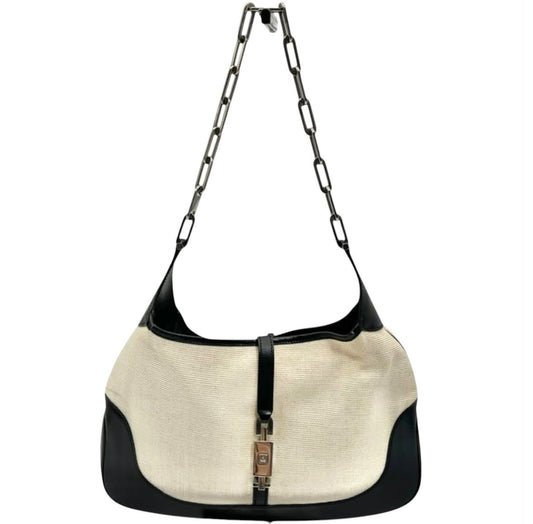 Gucci Jackie Hobo — Tom Ford Era — Canvas & Leather
